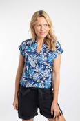 Weird Fish Alia Tshirt - 10 / Blue Indigo image