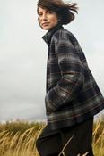 Part Two Celly Coat - 10 / Dark Navy Check image