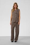 Soaked Kango Trouser - S / Ganache Herringbone image