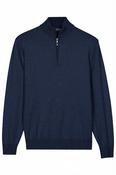 Baileys Cotton QZ Jumper - 2XL / Blue image