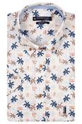 Giordano Palm SS Shirt - M / Dark Red image
