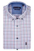 Giordano Check Shirt - 4XL / Dark Red image