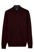 Baileys Double Face Full Zip - S / Burgundy