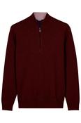 Baileys Double Face Jumper - M / Dark Red image