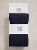 White Stuff Sienna Sparkle Tights - L / Navy