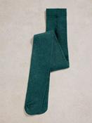 White Stuff Sienna Sparkle Tights - M / Mid Teal