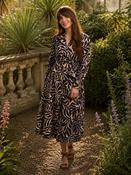 Brakeburn Fern Dress - 12 / Navy image