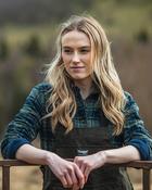 Hoggs Tartan Ladies Shacket - M / Navy &amp; Green image