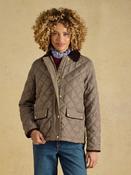 Joules Harrogate Coat - 14 / Check Brown