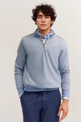 Bugatti Half Zip Sweatshirt - M / Light Blue image