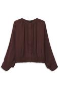 Bugatti Crepe Blouse - 14 / Bordeaux Brown image