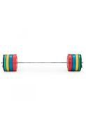 150Kg Coloured Bumper Set &amp;amp; 7ft Bar image