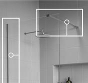 Wetroom Wall Profile &amp; Support