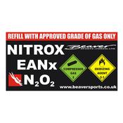 Large Nitrox Sticker