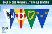 Four In One Provincial Triangle Bunting
