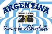 Argentina World Cup 2026 Football Supporter Flag