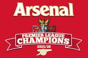 Arsenal Premier League Champions 2025/26 Flag