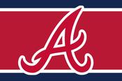 Atlanta Braves Stripes Flag image