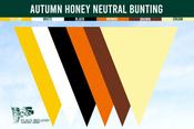 Autumn Honey Neutral Bunting