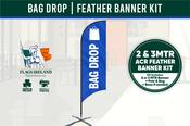 BAG DROP - Feather Banner Kit (2mtr &amp; 3mtr)