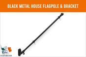 Wall Mounted 1.5 meter House Flagpole &amp; Bracket image