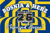 Bosnia and Herzegovina World Cup 2026 Football Supporter Flag