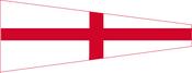 Numeral Pennant Code 8 Flag image