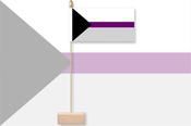 Demisexual Pride Table Flag, Pin &amp; Base image