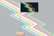 Original Disability Pride Table Flag &amp; Pin image