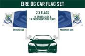 Eire Og  GAA Club Crest Car Flag Set
