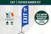 EXIT - Feather Banner Kit (2mtr &amp; 3mtr)