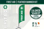 FIRST AID - Feather Banner Kit (2mtr &amp; 3mtr)