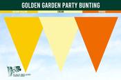 Golden Garden Party Bunting