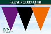 Halloween Colours Bunting image