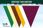 Heritage Fair Bunting