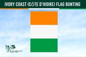 Ivory Coast (Côte d'Ivoire) Flag Bunting
