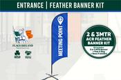 MEETING POINT - Feather Banner Kit (2mtr &amp; 3mtr)
