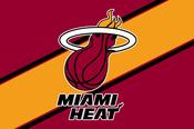 Miami Heat Stripes Flag image