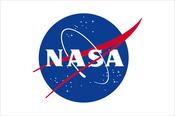 NASA insignia “meatball” logo flag