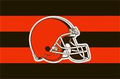 Cleveland Browns Stripe Flag