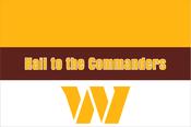 Washington Commanders Chant Flag