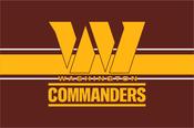 Washington Commanders Stripe Flag