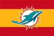 Miami Dolphins Spain Flag