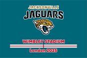 Jacksonville Jaguars London Game Flag