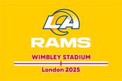 Los Angeles Rams London Game Flag
