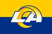 Los Angeles Rams Stripe Flag