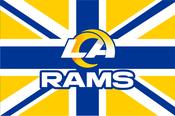 Los Angeles Rams UK Flag