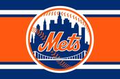 New York Mets Stripes Flag image