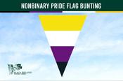 Nonbinary Pride Flag Bunting