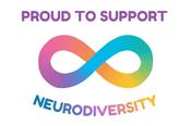 Proud To Support Neurodiversity Infinity Handwaver Flag